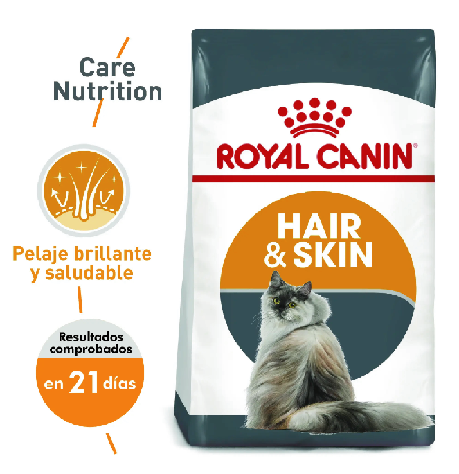 Alimento Para Gatos Royal Canin HAIR AND SKIN 2KG