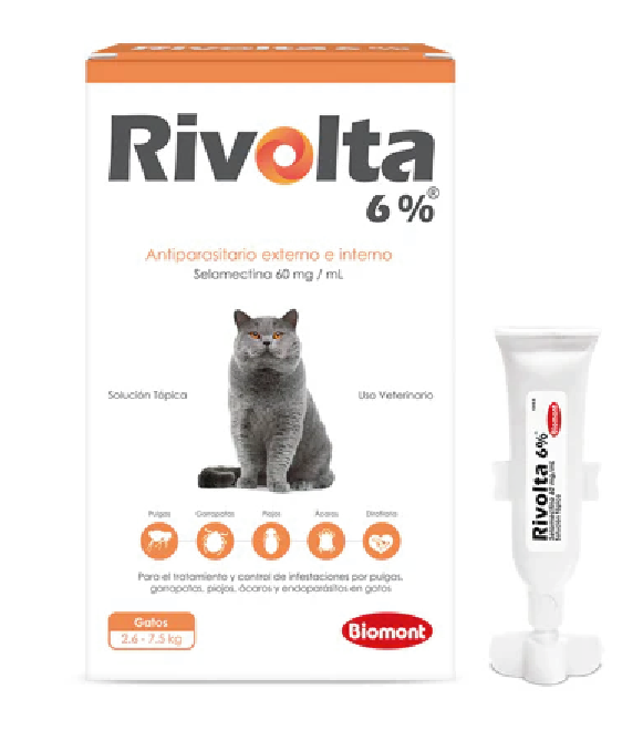 RIVOLTA GATOS 2.6 A 7.5KG (naranja)