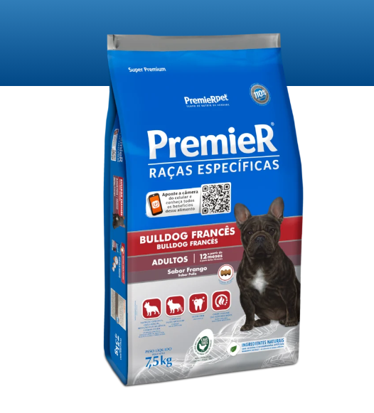 PremieR® Razas Específicas Perros Adultos Pollo Bulldog Francés  7.5kg