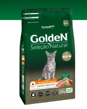 GoldeN® Selección Natural Gatos Adultos Sabor Pollo y Arroz 11.1kg