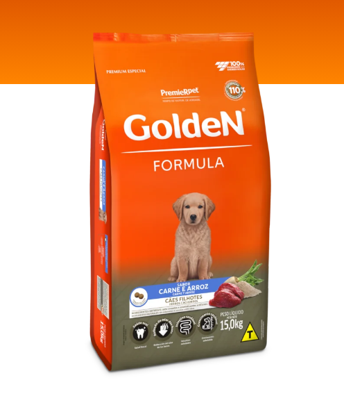 GoldeN® Formula Perros Cachorros Carne y Arroz 15kg