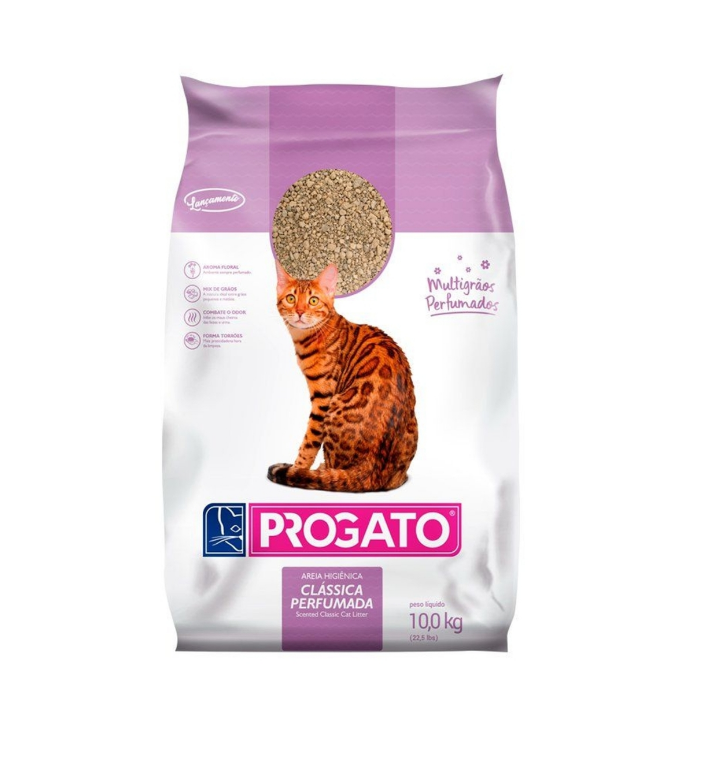 ARENA CLÁSICA  PROGATO  MULTIGRANOS  PERFUMADA 10KG