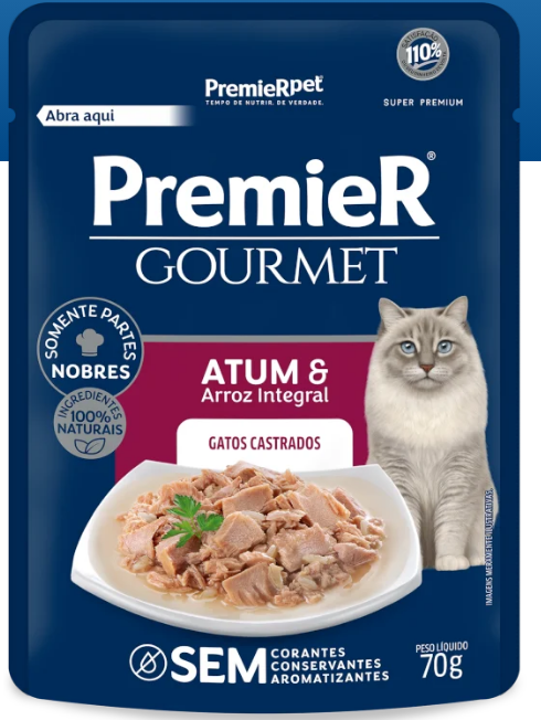 PremieR® GOURMET ATÚN GATO CASTRADO