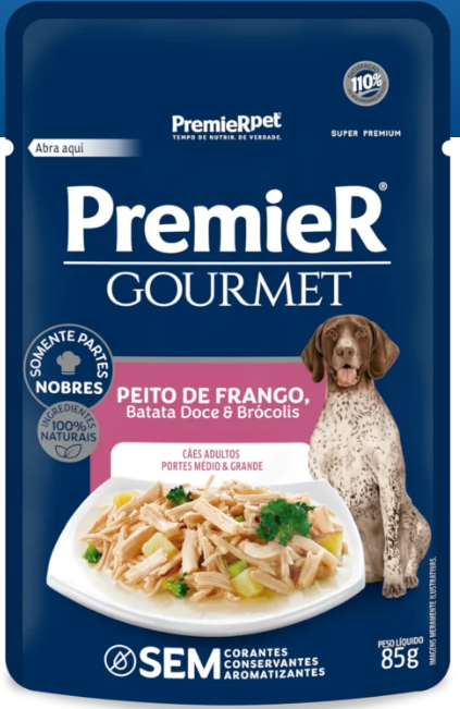 PremieR®  GOURMET POLLO PERROS ADULTO MEDIANO - GRANDE X20
