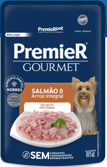 PremieR® GOURMET SALMÓN PERROS ADULTO TALLA PEQUEÑA X20
