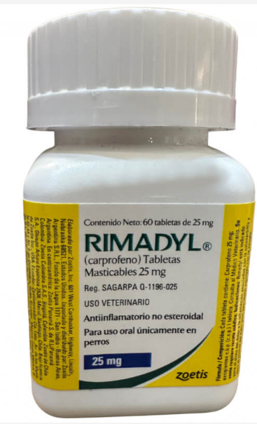 RIMADYL 60 TAB 25 mg