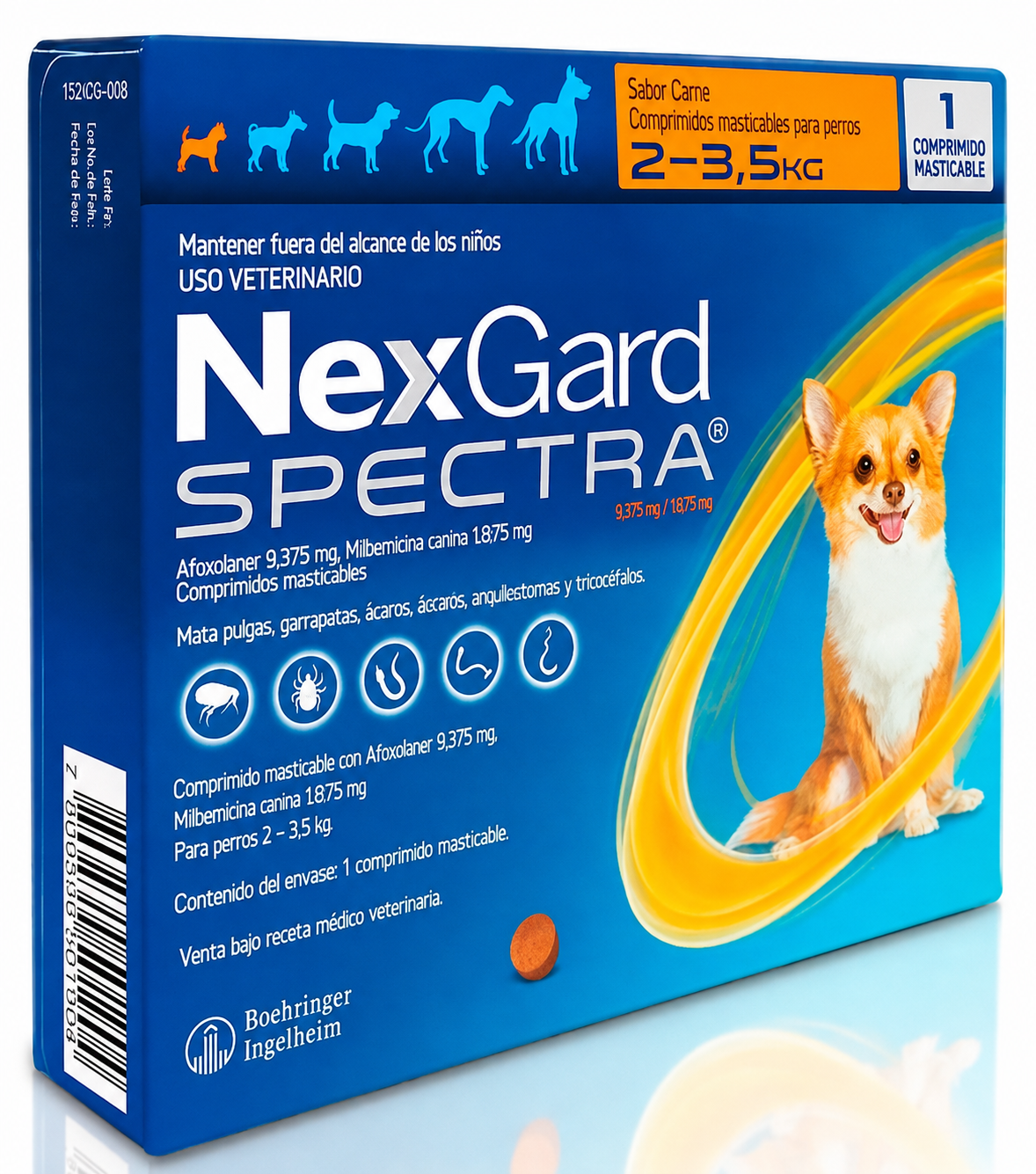 NEXGARD SPECTRA XS 2-3.5KG