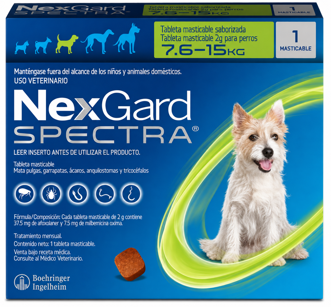 NEXGARD SPECTRA M 7.5-15KGKG
