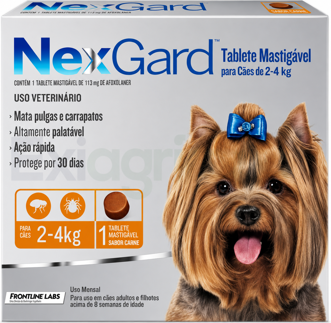 NEXGARD 2 A 4 KG AMARILLA