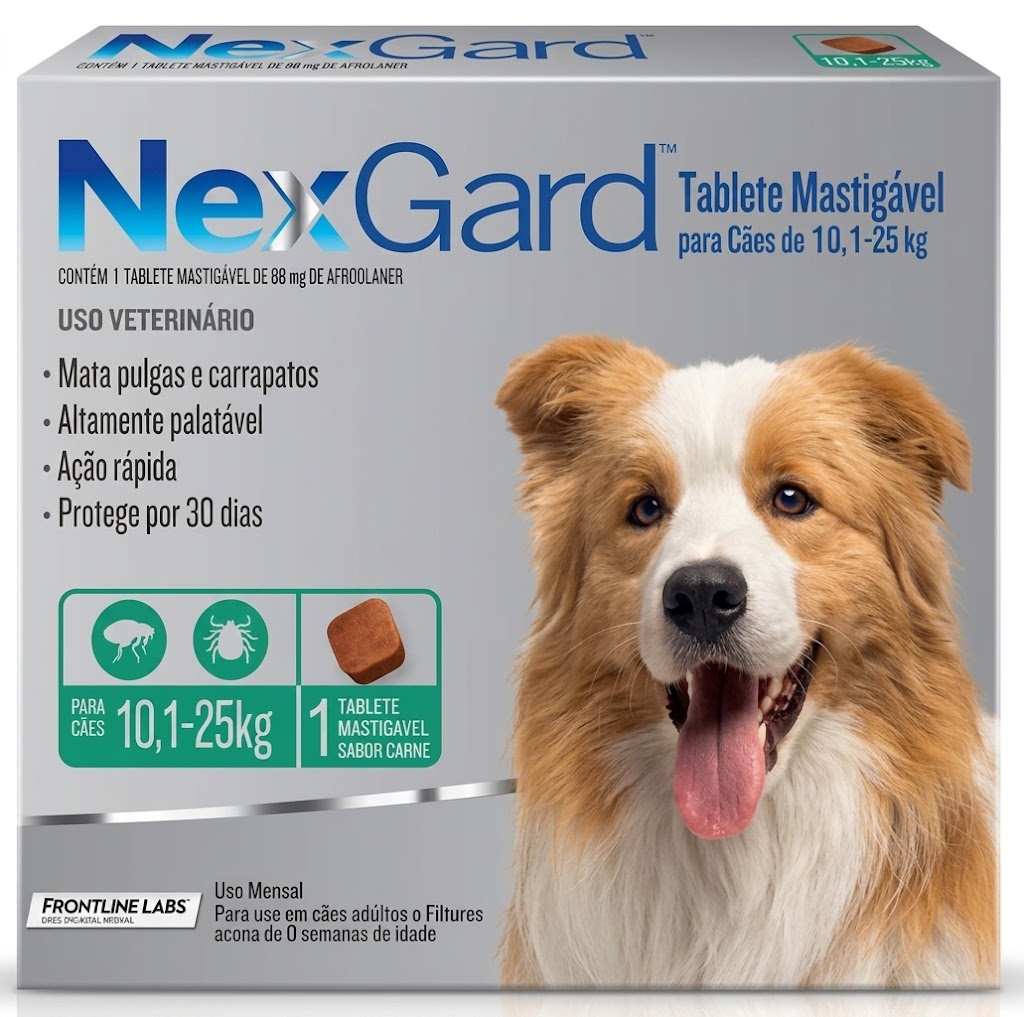 NEXGARD 10.1 A 25KG VERDE