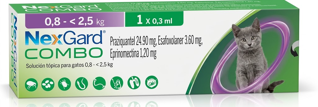 NEXGARD COMBO 0.3ML GATO  hasta 2.5 kg