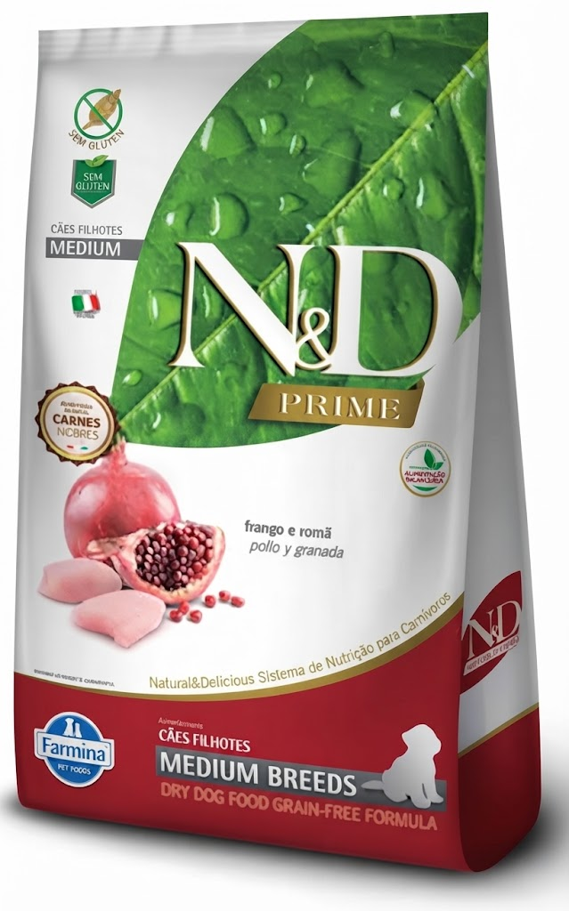 N&D - Prime Can Frango Puppy Medium POLLO Y GRANADA 10.1KG